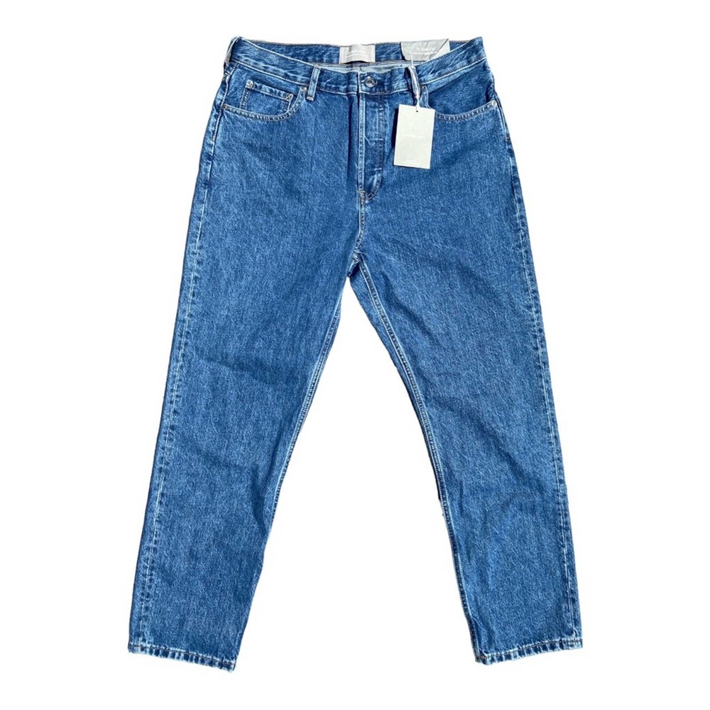 NWT Everlane The High Rise Cheeky Straight Jean Rigid Size 31